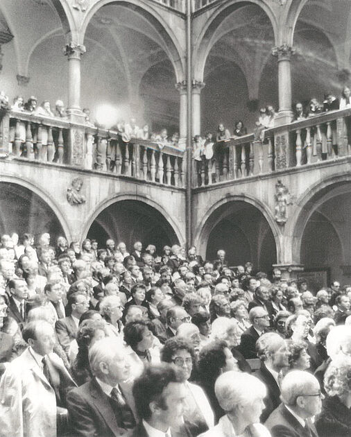 1983 Publikum im Schloss Porcia