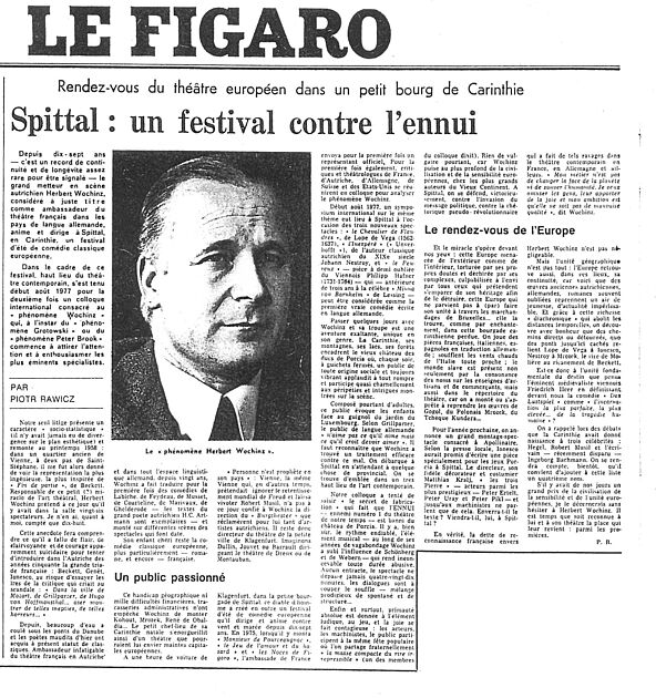 LE FIGARO Wochinz