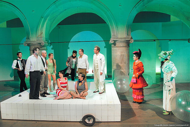 DIE BRAUTWERBER – Heckel, Kopeinig, Clementi, Gritzner, Frank, Moser, Mitterer, R. Winter, Tavakoli, Clementi, Ronzoni 